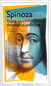 Cover of: Traité théologico-politique