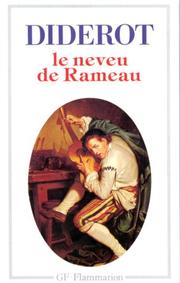 Cover of: Le Neveu De Rameau by Denis Diderot