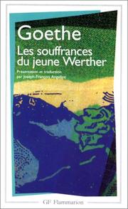 Cover of: Les souffrances du jeune Werther by Johann Wolfgang von Goethe