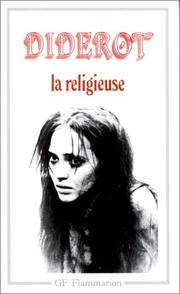 Cover of: La Religieuse by Denis Diderot