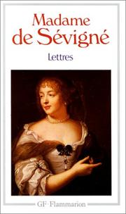 Cover of: Lettres