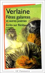 Cover of: Fetes Galantes / Romances Sans Paroles / La Bonne Chanson