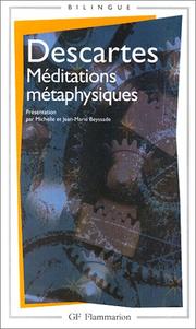 Cover of: Meditations Metaphysiques by René Descartes