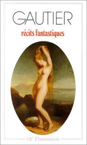 Recits Fantastiques by Gautier (undifferentiated)