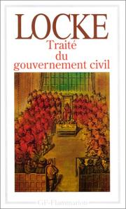 Cover of: Traité du gouvernement civil