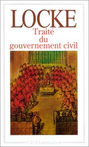 Cover of: Traité du gouvernement civil by John Locke, Simone Goyard-Fabre