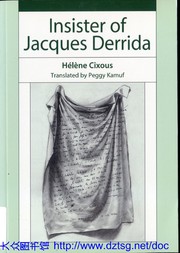 Cover of: Insister by Hélène Cixous