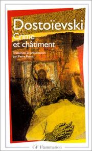 Cover of: Crime et châtiment by Фёдор Михайлович Достоевский