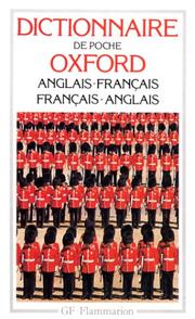 Cover of: Dictionnaire de poche Oxford : français-anglais, anglais-français