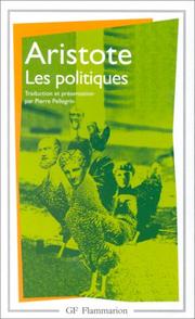 Cover of: Les politiques by Aristotle, Pierre Pellegrin