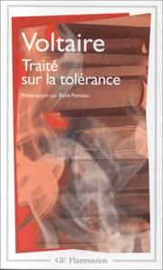 Cover of: Traité sur la tolérance by Voltaire, René Pomeau