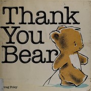 Cover of: Thank you Bear