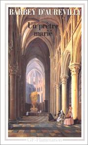 Cover of: Un prétre marié by J. Barbey d'Aurevilly