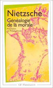 Cover of: Généalogie de la morale