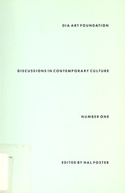 Cover of: Discussions in Contemporary Culture