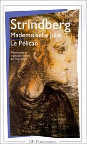 Cover of: Mademoiselle Julie by August Strindberg, Régis Boyer