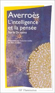 Cover of: L'intelligence et la pensée