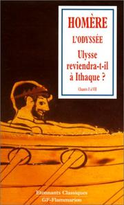 Cover of: L'Odyssée: Chants I à VII