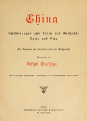 Cover of: China by Joseph Kürschner