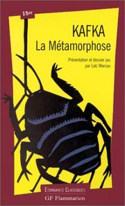 Cover of: La Métamorphose by Franz Kafka, Franz Kafka