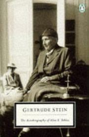 Cover of: Gertrude Stein (Twentieth Century Classics) by Alice Toklas, Alice Toklas