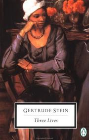Cover of: Three lives by Gertrude Stein