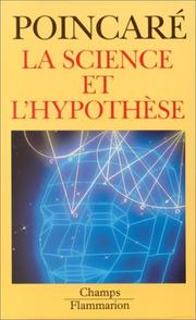 Cover of: La Science et l'Hypothèse by Henri Poincaré