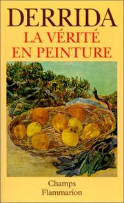 Cover of: La Verite En Peinture by Jacques Derrida