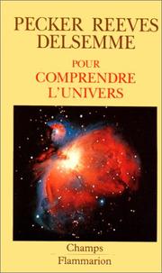 Cover of: Pour comprendre l'univers