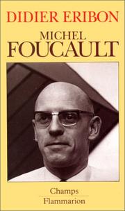 Cover of: Michel Foucault, 1926-1984 by Didier Eribon