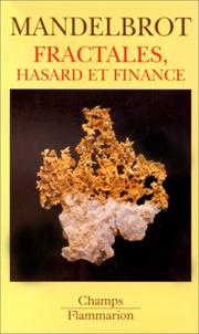 Cover of: Fractales, hasard et finance, 1959-1997 by Benoît B. Mandelbrot