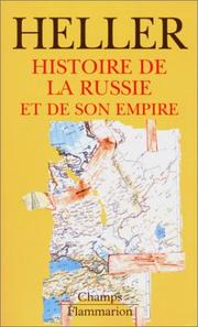 Cover of: Histoire de la Russie et de son Empire