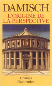 Cover of: L'origine de la perspective by Hubert Damisch