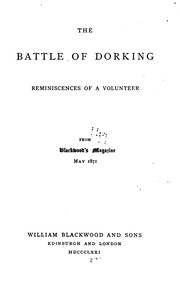 Cover of: The Battle of Dorking: Reminiscences of a Volunteer
