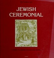 Cover of: Jewish ceremonial