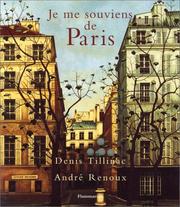 Cover of: Je me souviens de Paris