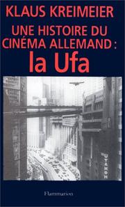 Cover of: Une histoire du cinéma allemand  by Klaus Kreimeier