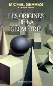 Cover of: Les origines de la géometrie: tiers livre des fondations