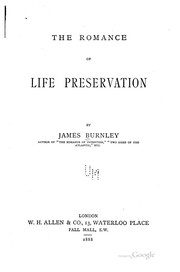 Cover of: The Romance of Life Preservation