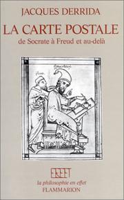 Cover of: La carte postale : de Socrate à Fredu et au-delà