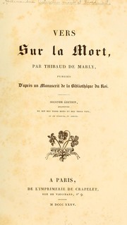 Cover of: Vers sur la mort by Hélinand de Froidmont