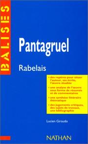 Cover of: Pantegruel: Rabelais: Pantagruel