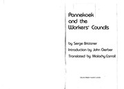 Cover of: Pannekoek and the Workers' Councils