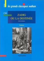 Cover of: Zadig Ou La Destinee