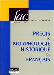Cover of: Précis de morphologie historique du français (1980)