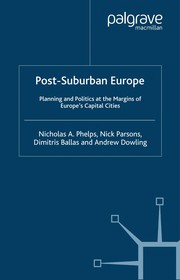Cover of: Post-suburban Europe by Nicholas A. Phelps ... [et al.]