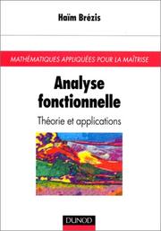 Cover of: Analyse Fonctionnelle by Haim Brezis