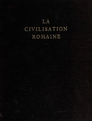 Cover of: La civilisation romaine.
