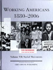Cover of: Working Americans, 1880-2006. by Scott Derks