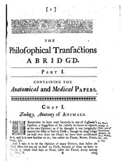 Cover of: The Philosophical transactions... by Royal society of London